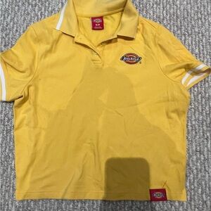 Dickies Kids Polo Shirt in Bright Yellow